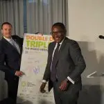 L to R) Bruce Douglas, CEO, GRA; Selwin Hart, Special Adviser, United Nations