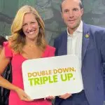 (L to R) Kate Brandt, CSO, Google; Bruce Douglas, CEO, GRA